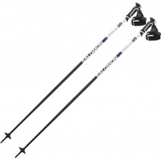 Salomon X10 Ergo S3, ski poles, black/white