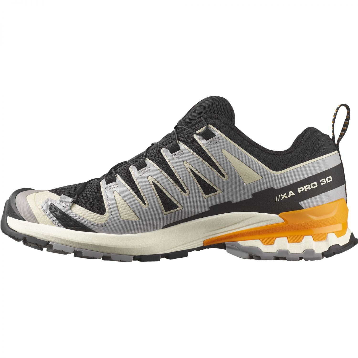 Salomon XA PRO 3D V9, calçado de trail, homem, preto/bege