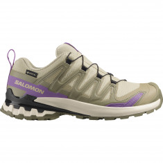 Salomon XA PRO 3D V9 GTX, calçado de trail, mulher, verde/roxo
