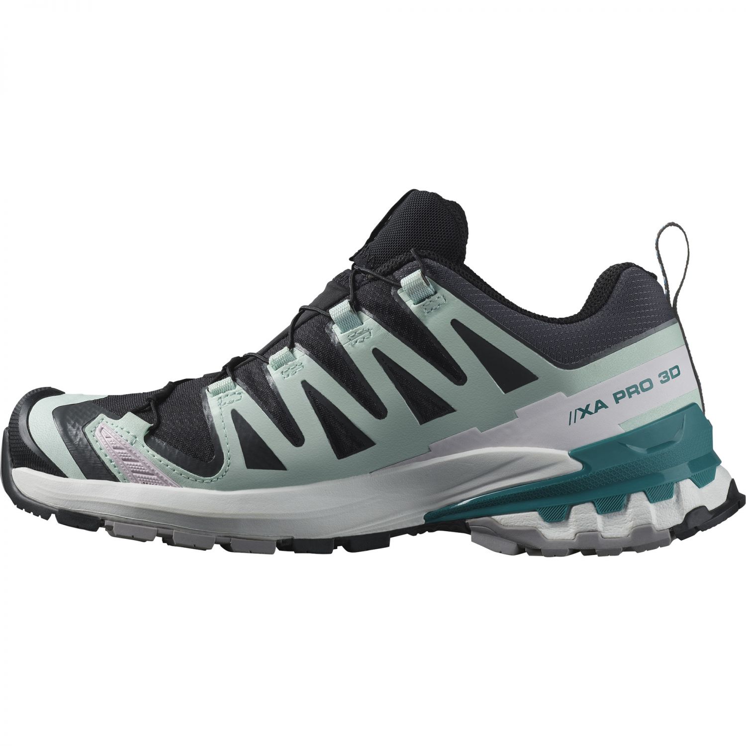 Salomon XA Pro 3D V9 GTX, chaussures de running, femmes, gris/bleu clair