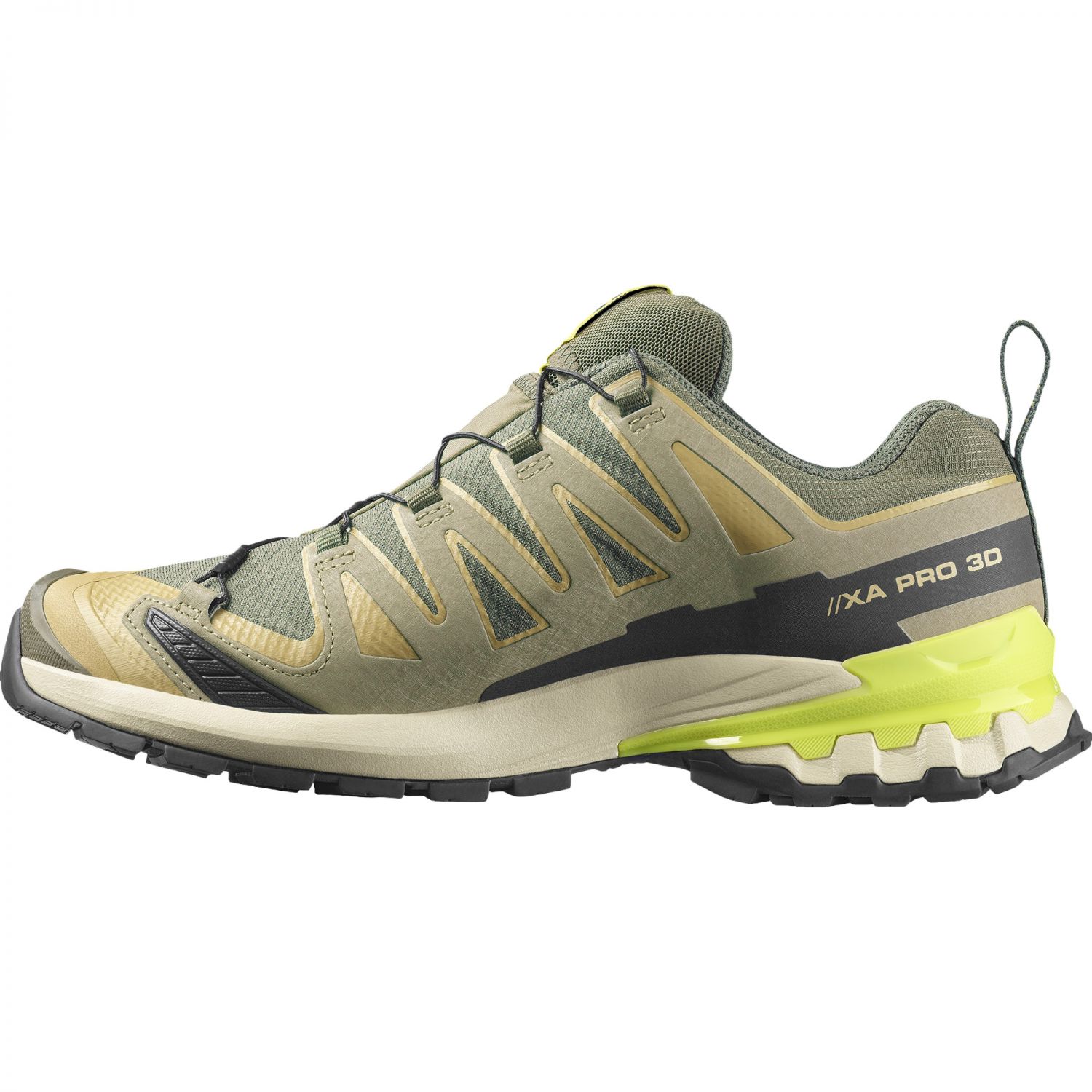 Salomon XA PRO 3D V9 GTX, chaussures de trail, homme, vert