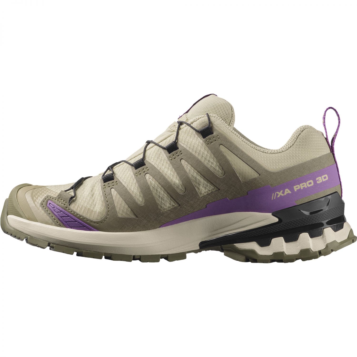 Salomon XA PRO 3D V9 GTX, pantofi de trail, femei, verde/violet