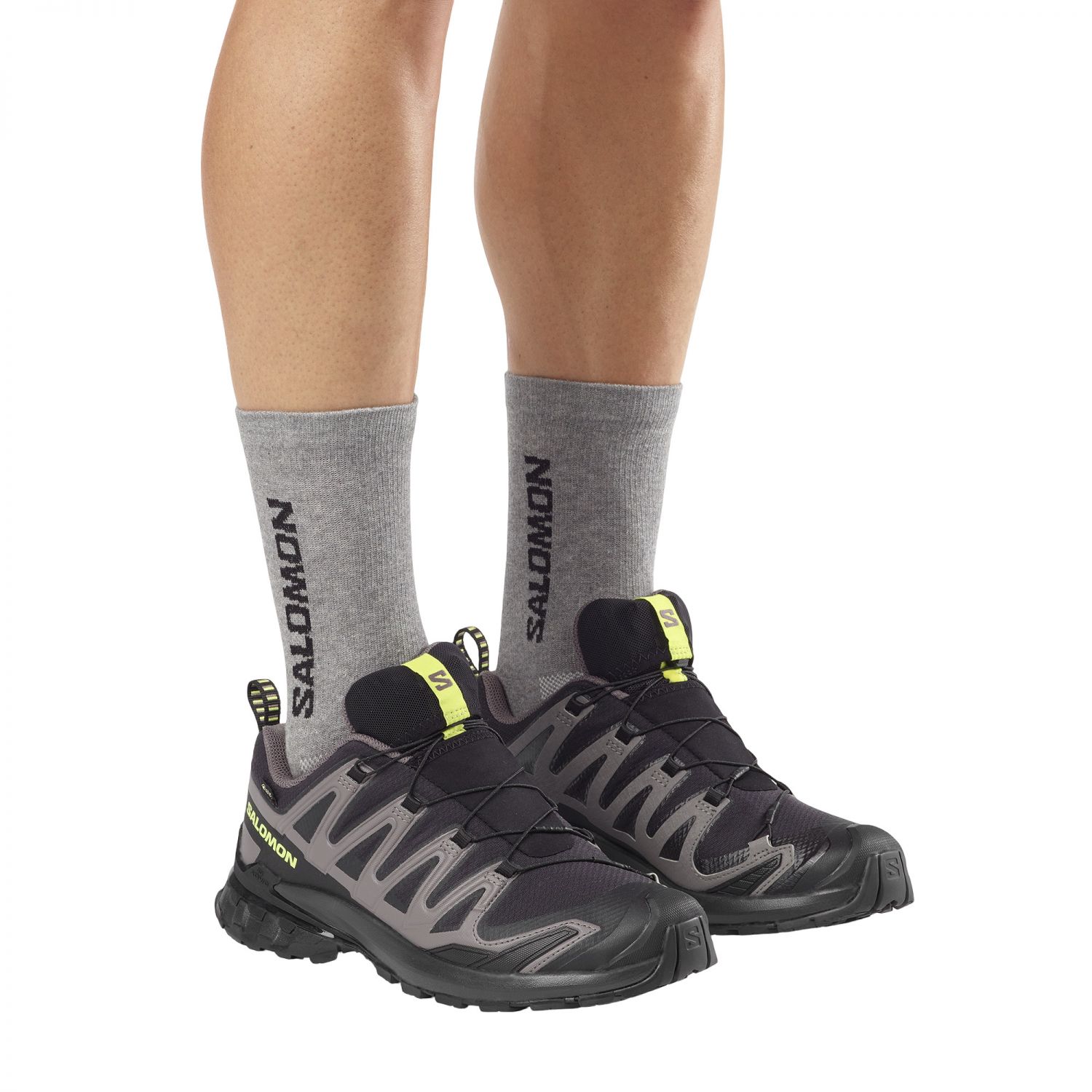 Salomon XA PRO 3D V9 GTX, polkujuoksukengät, miesten, musta/vihreä