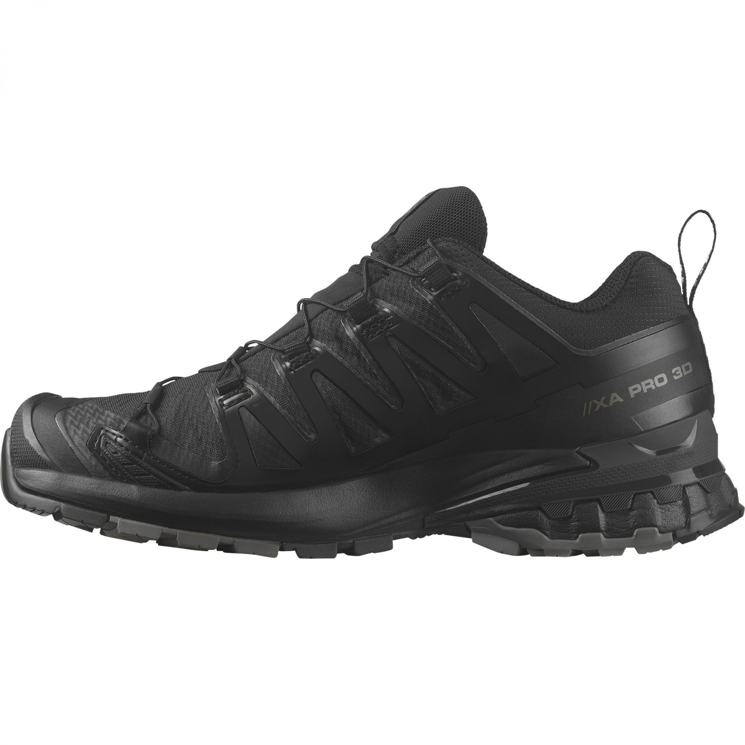 Salomon XA Pro 3D V9 GTX, tênis de trilha, feminino, preto/prata