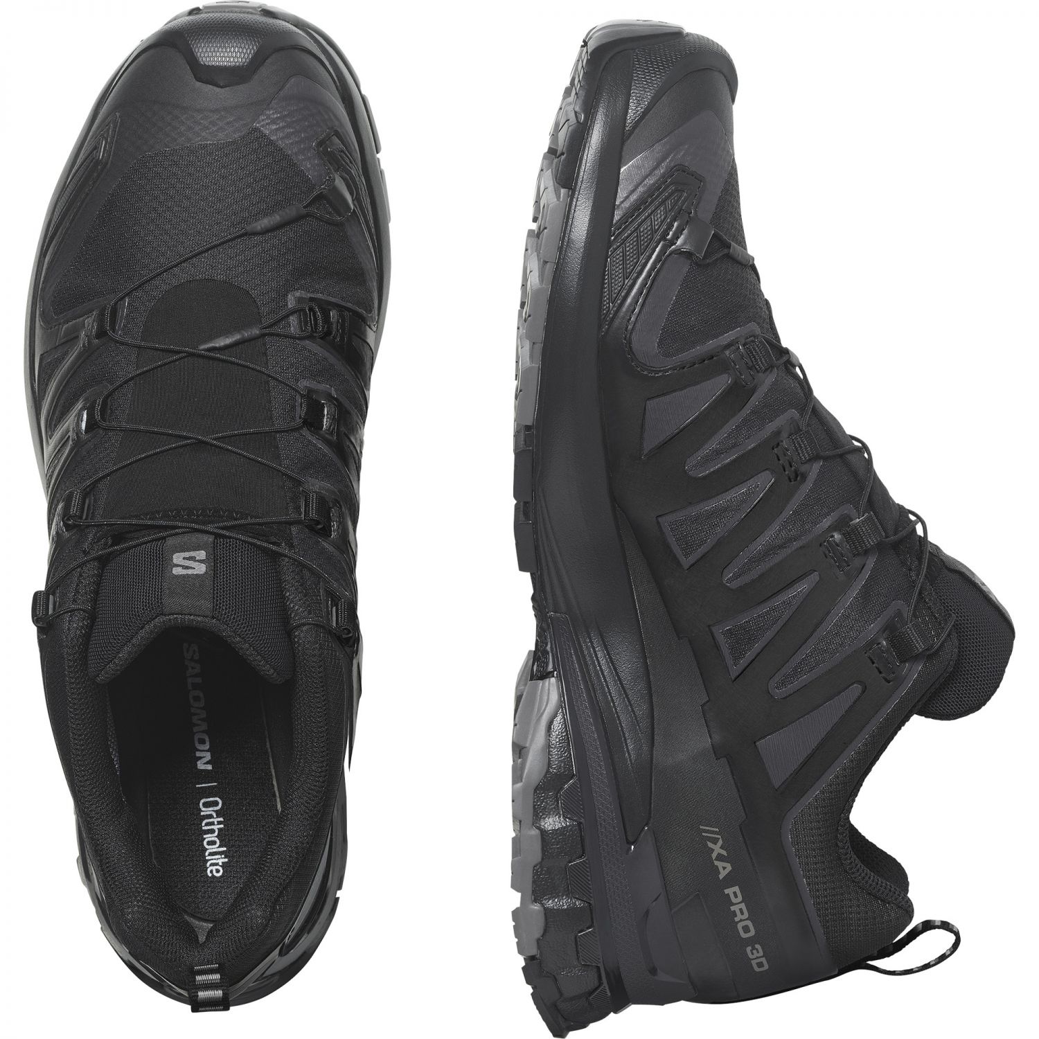 Salomon XA Pro 3D V9 GTX, trail shoes, men, black/phantom/pewter