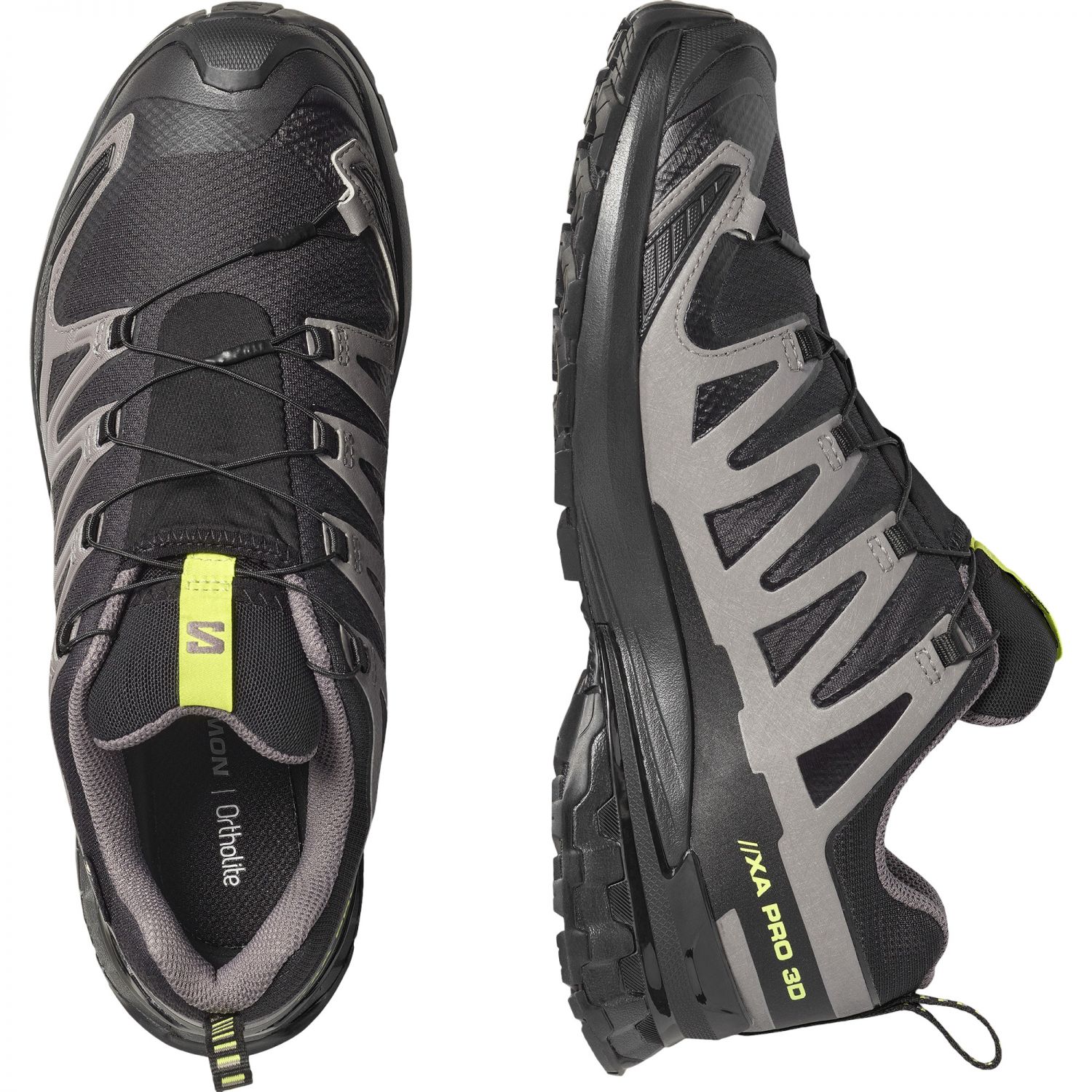 Salomon XA PRO 3D V9 GTX, trailová obuv, pánska, čierna/zelená