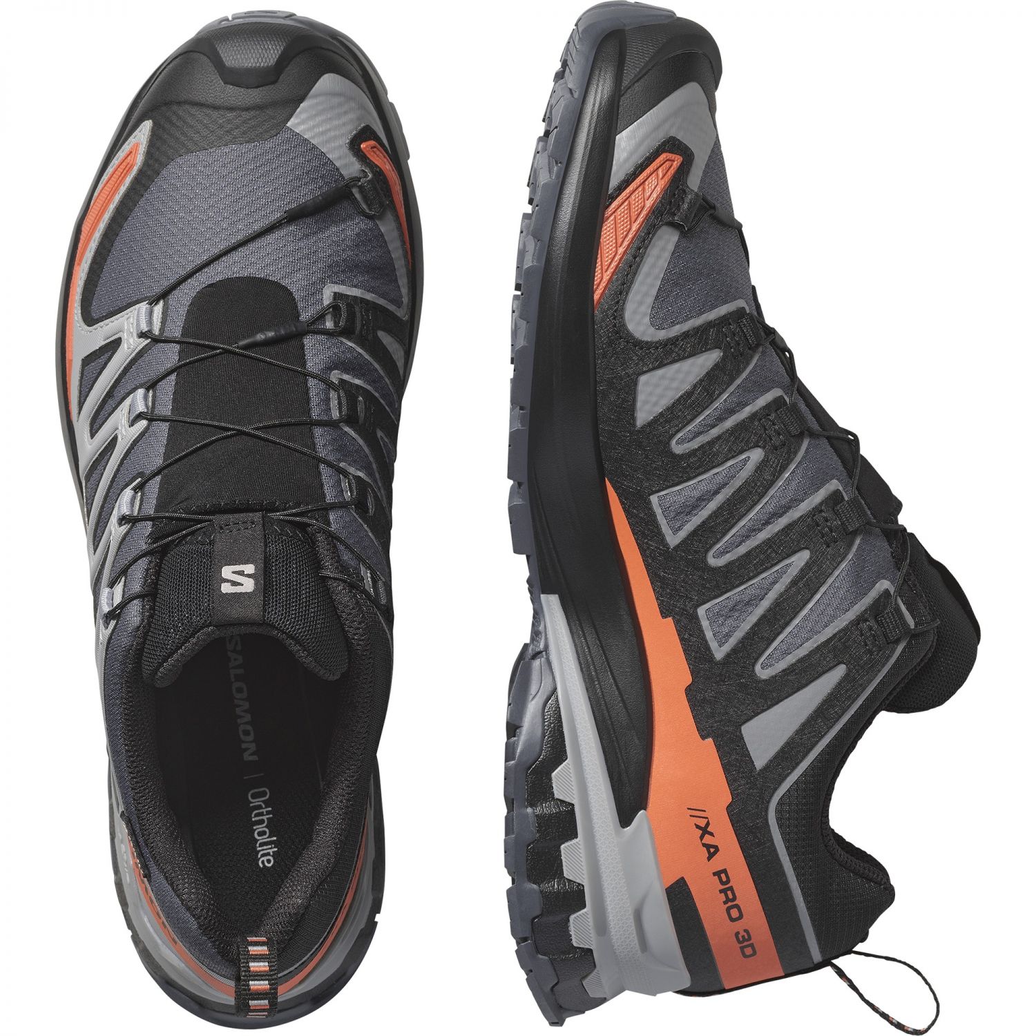 Salomon XA Pro 3D V9 GTX, Trailrunningschuhe, Herren, grau/rot
