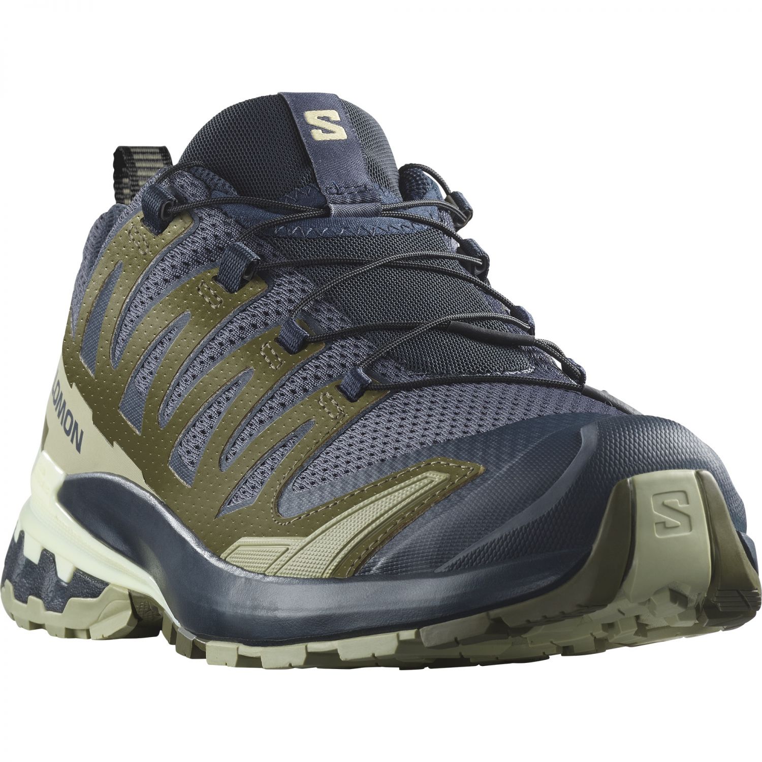Salomon XA Pro 3D V9, sapatos de trilha, masculino, verde/preto