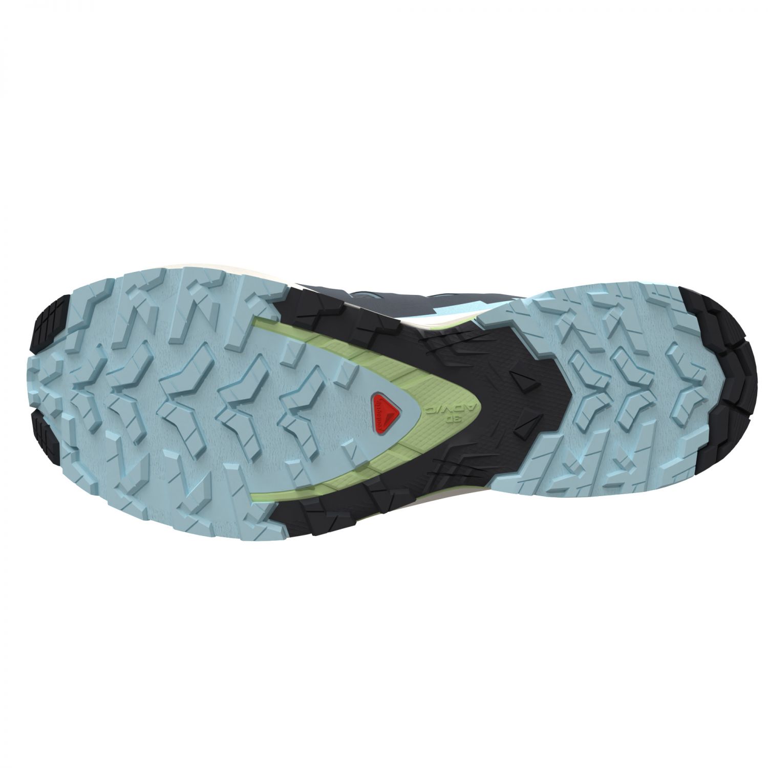 Salomon XA Pro 3D V9, tênis de trilha, feminino, azul/verde