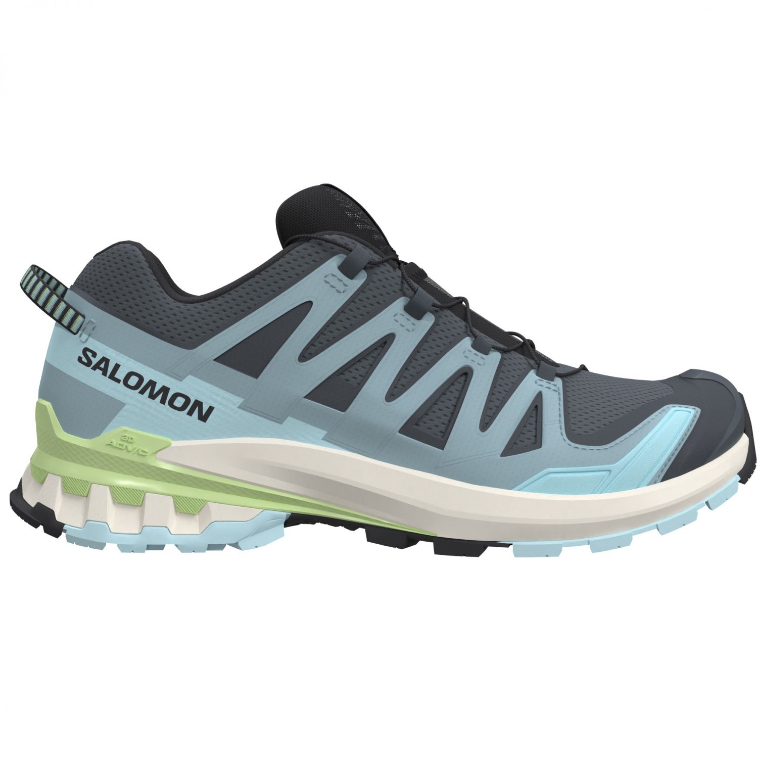 Salomon XA Pro 3D V9, tênis de trilha, feminino, azul/verde