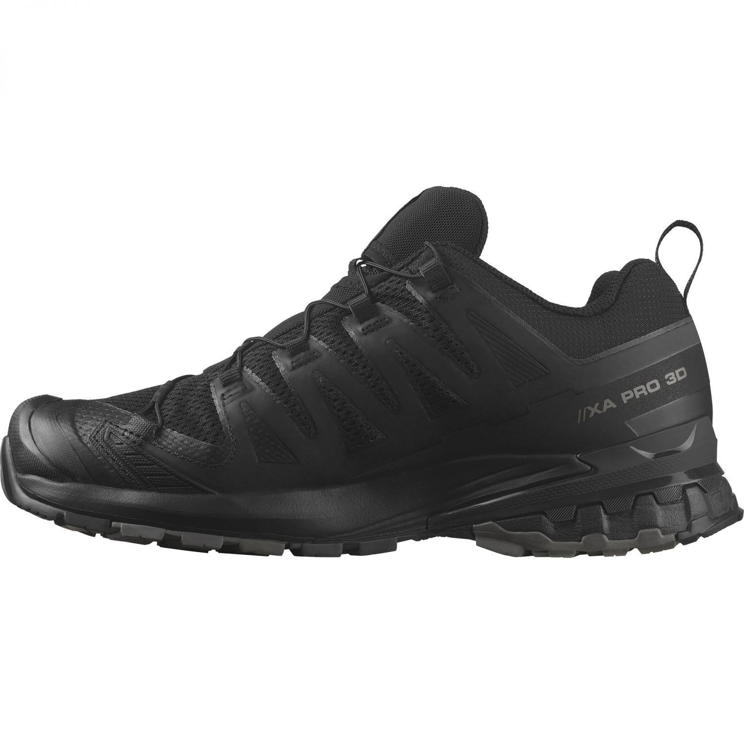 Salomon XA Pro 3D V9, tênis de trilha, masculino, preto/prata