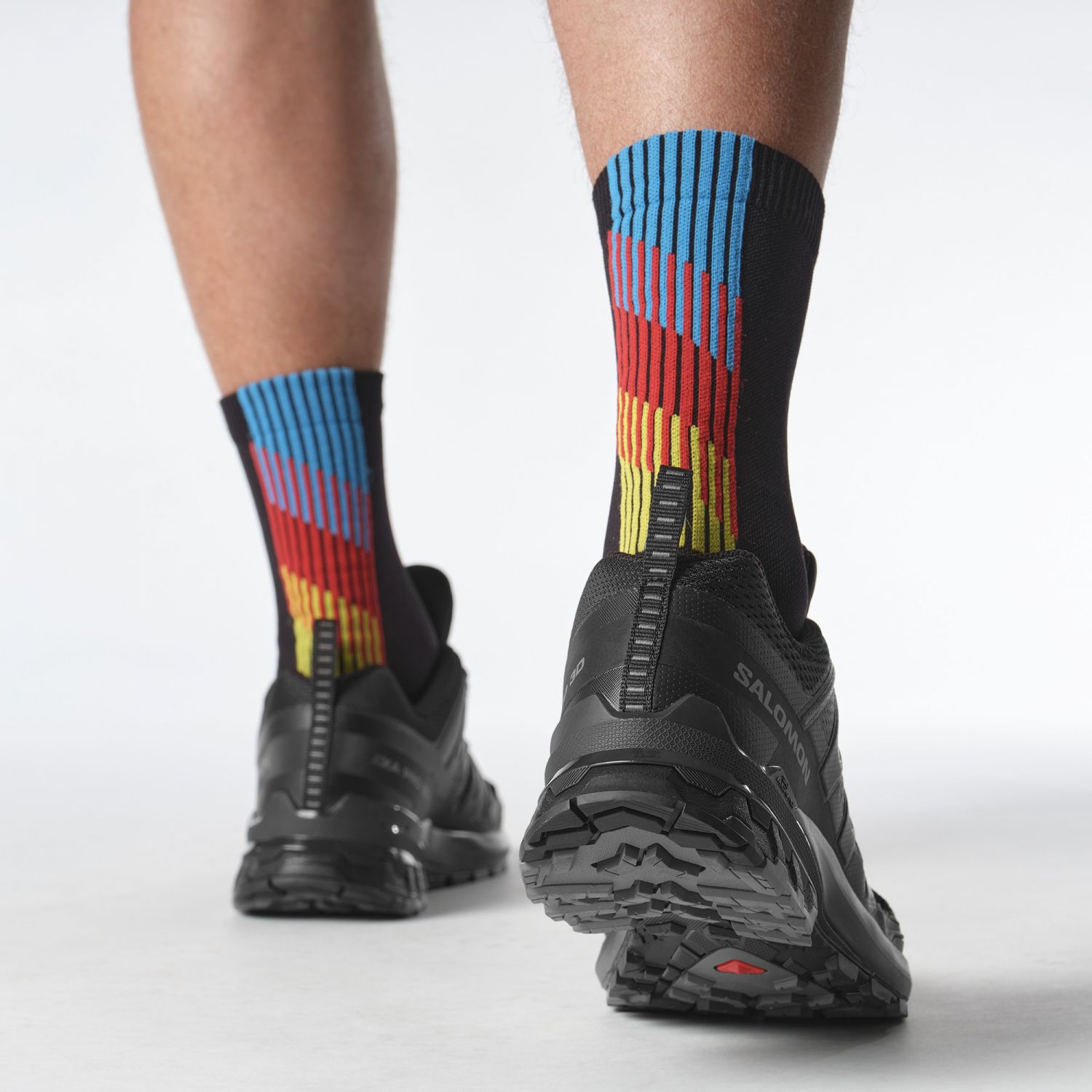 Salomon XA Pro 3D V9, tênis de trilha, masculino, preto/prata