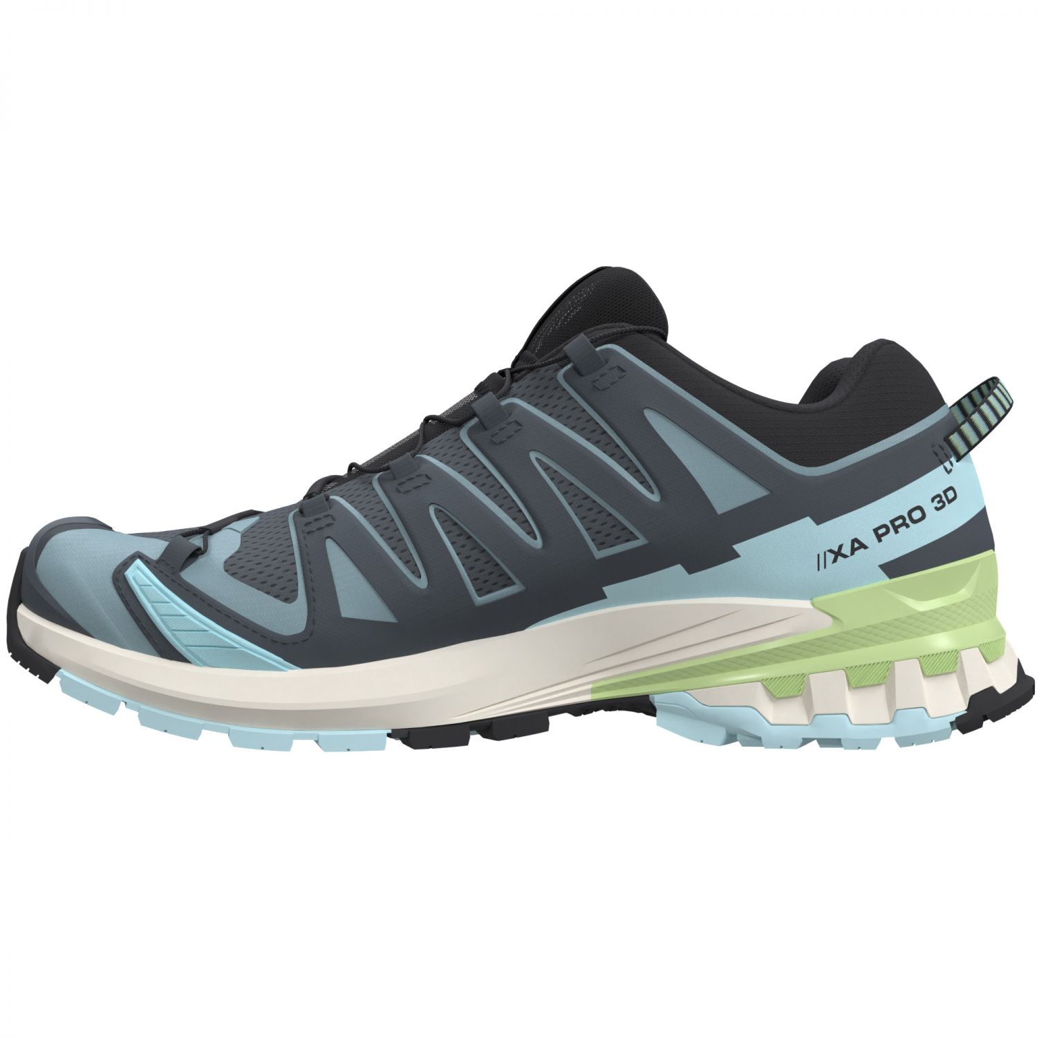 Salomon XA Pro 3D V9, trailové topánky, dámske, modrá/zelená