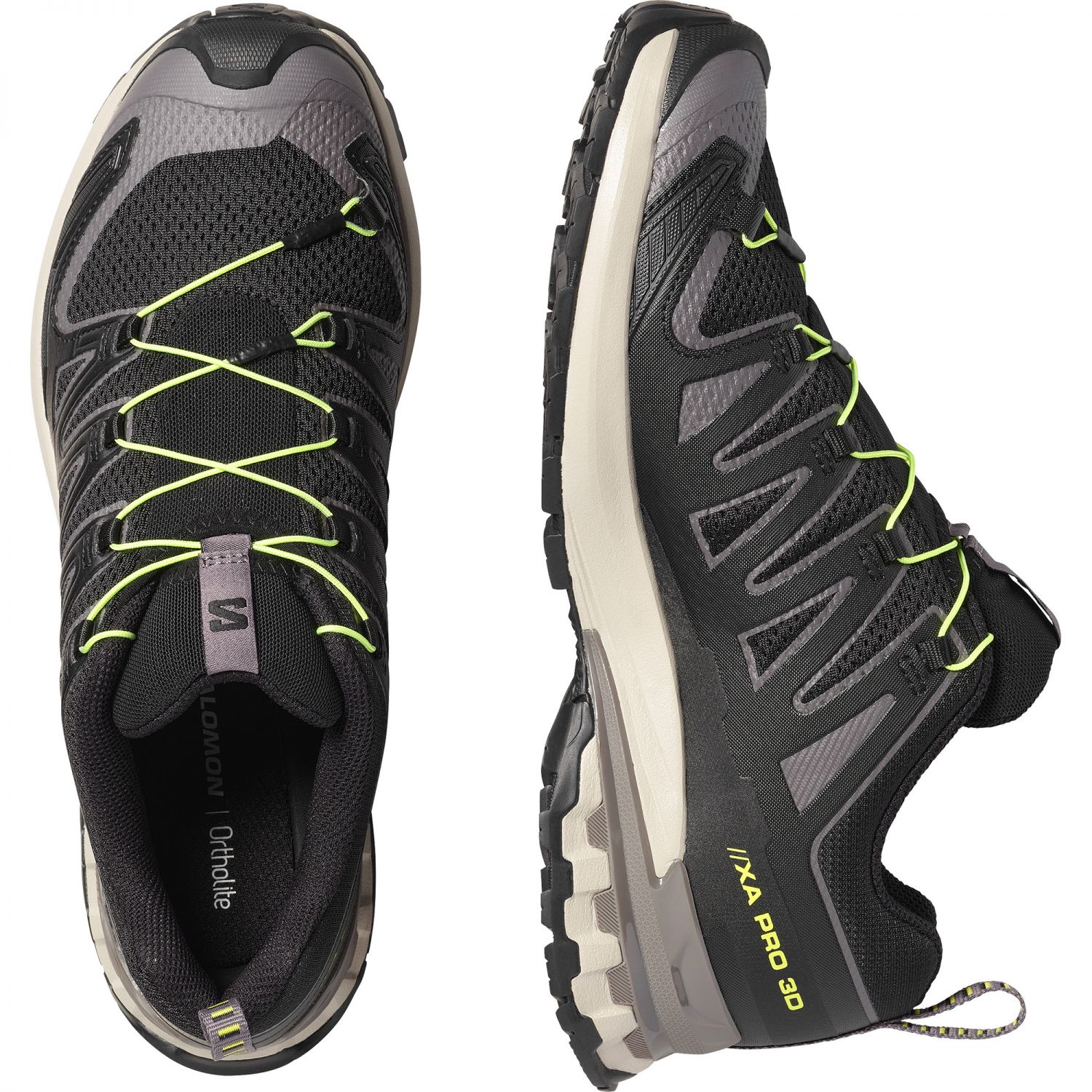 Salomon XA Pro 3D V9, trailové topánky, pánske, čierna/sivá