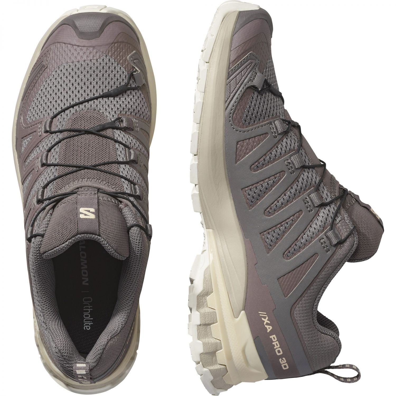 Salomon XA Pro 3D V9, Trailrunningschuhe, Damen, grau