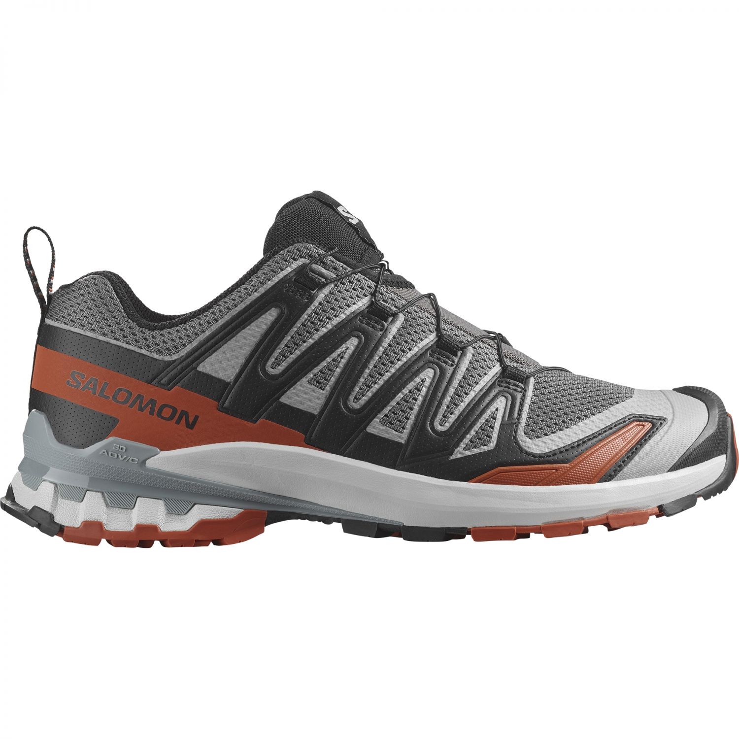 Salomon XA Pro 3D V9, Trailrunningschuhe, Herren, grau/rot