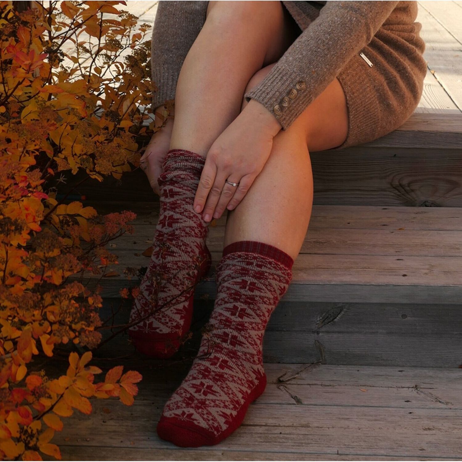 Sätila Grace Hygge Sock, rosso