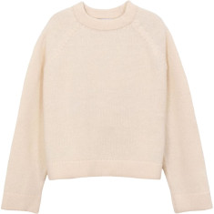 Sätila Tone Boxy Sweater, Dam, Naturvit
