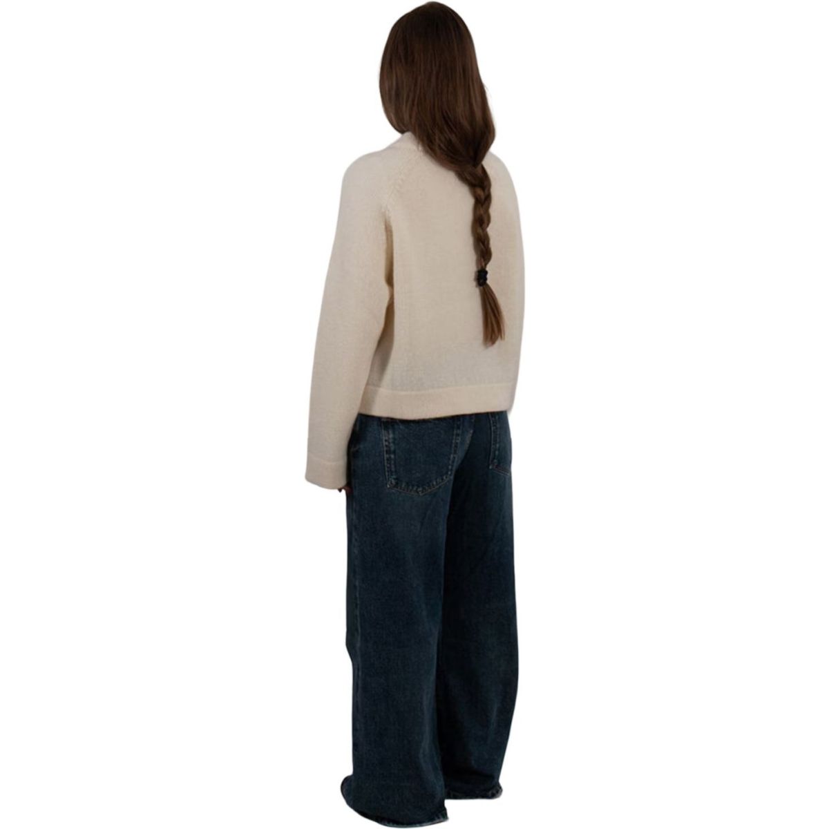 Sätila Tone Boxy Sweater, dame, råhvid