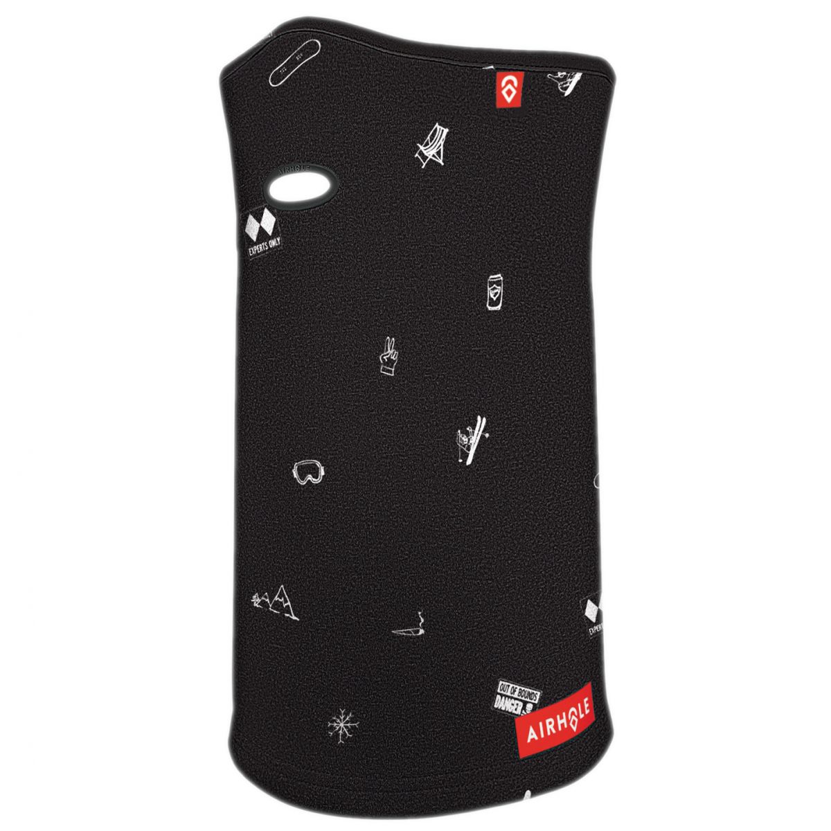 Scaldacollo Airhole Ergo Polar, nero