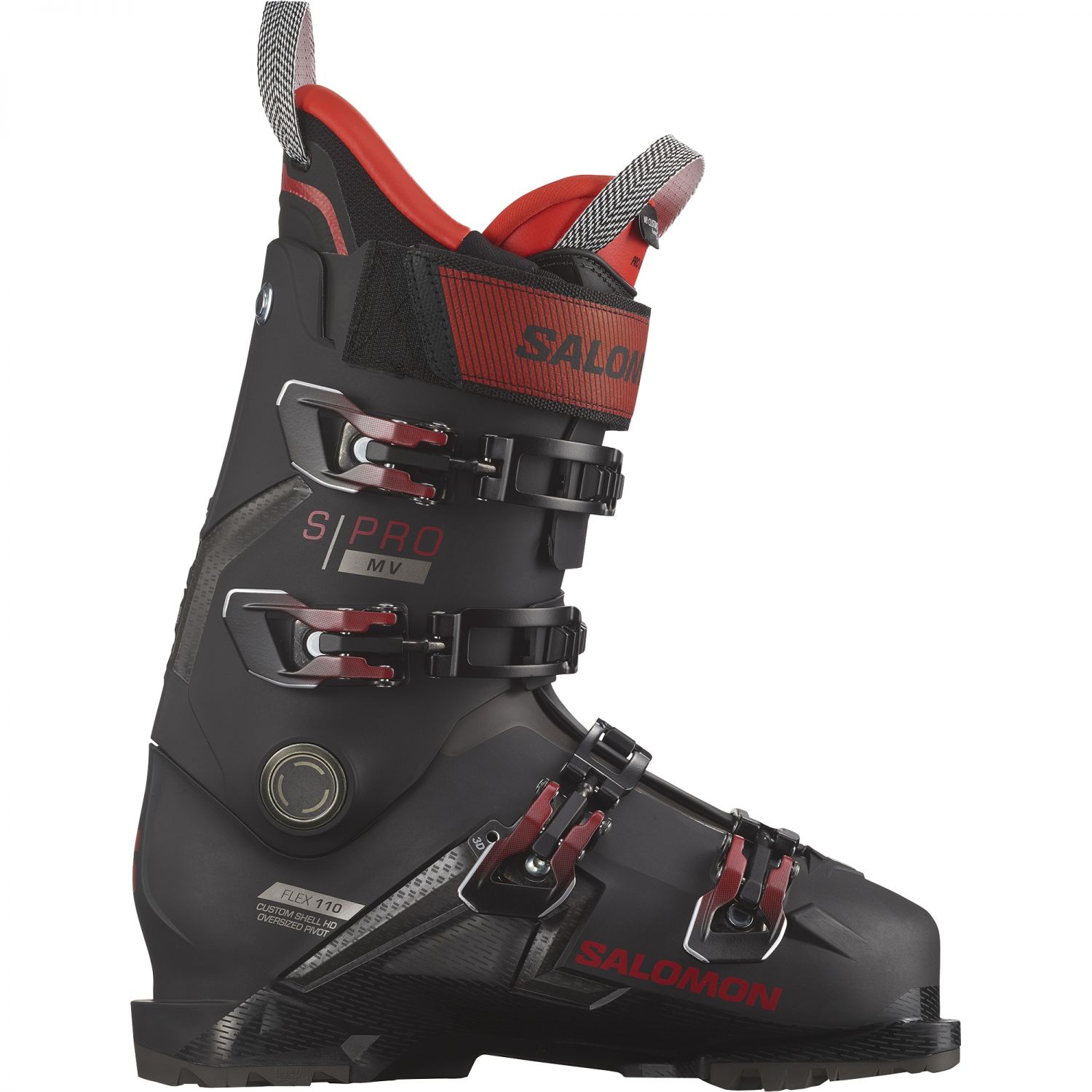 Scarponi da sci Salomon S/PRO MV 110 GW, uomo, nero/rosso/bianco