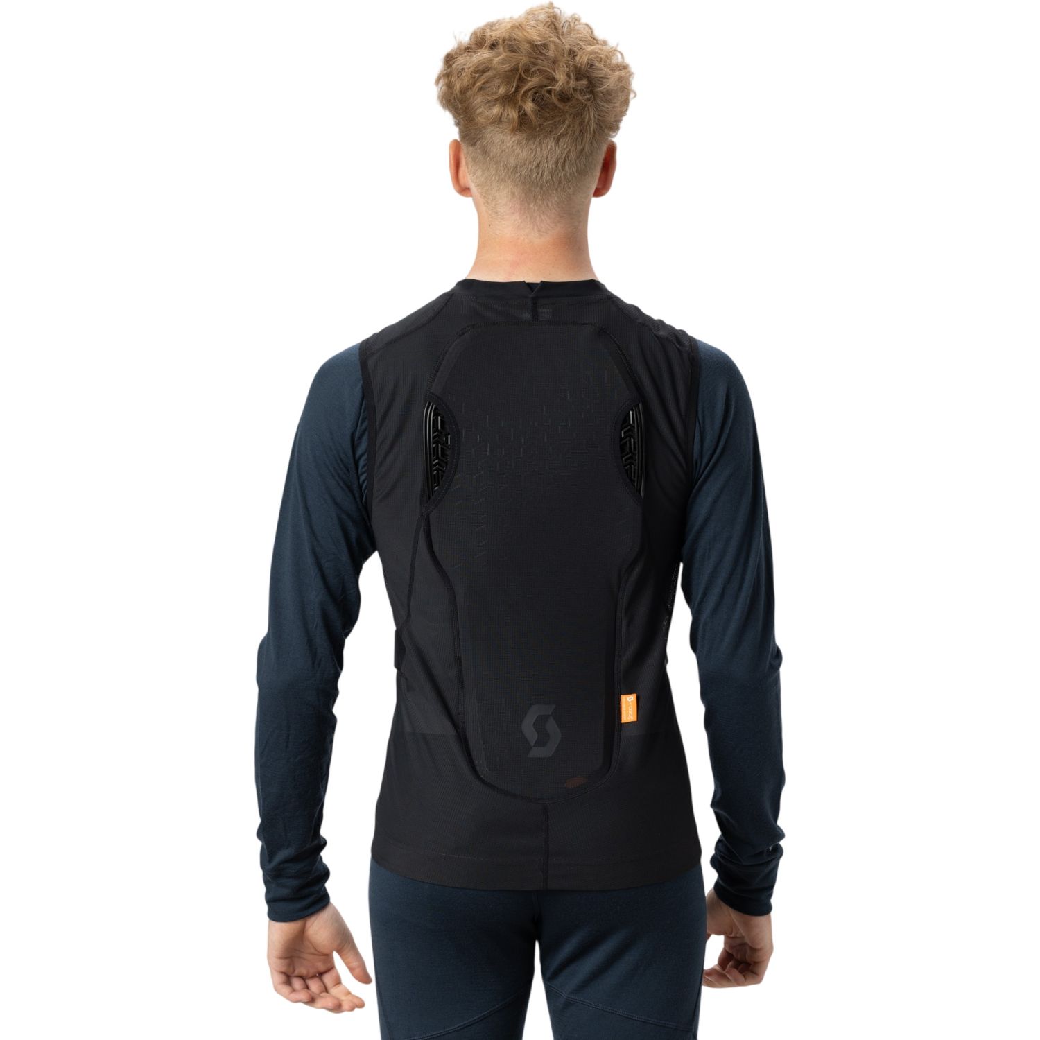 Scott Airflow Free Vest, rygskjold, herre, sort