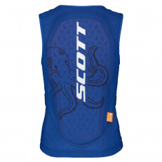 Scott Airflow Vest, back protector, junior, solid blue/white