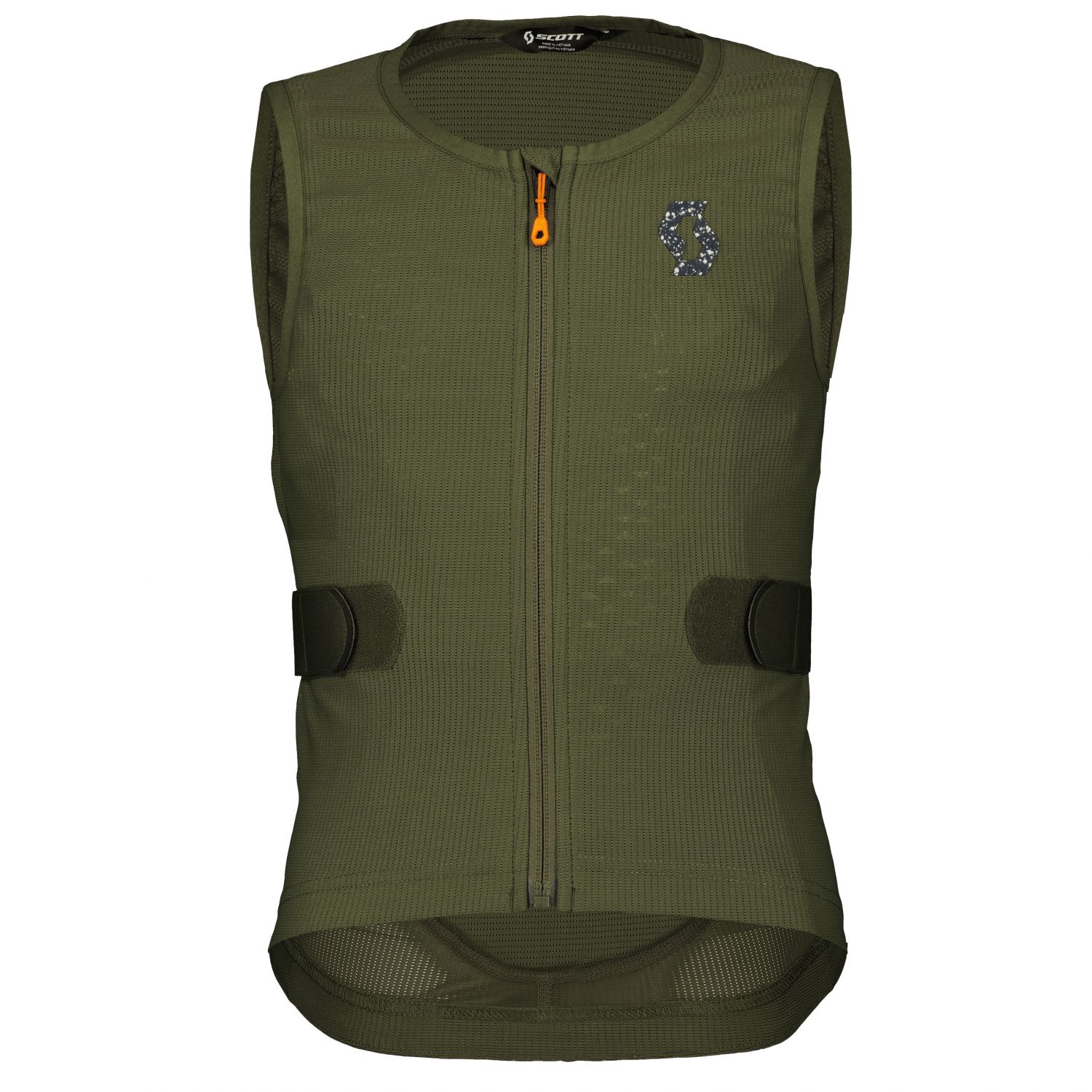 Scott Airflow Vest, dorsale de protection, junior, vert foncé