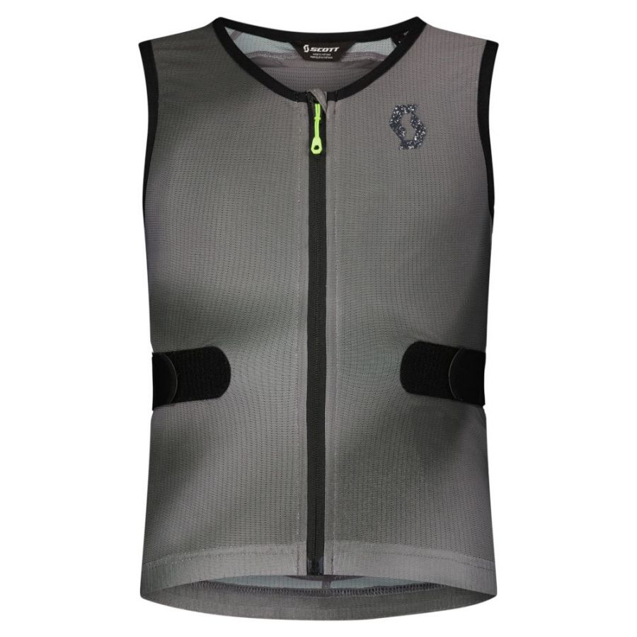 Scott Airflow Vest, rugbeschermer, junior, grijs/groen