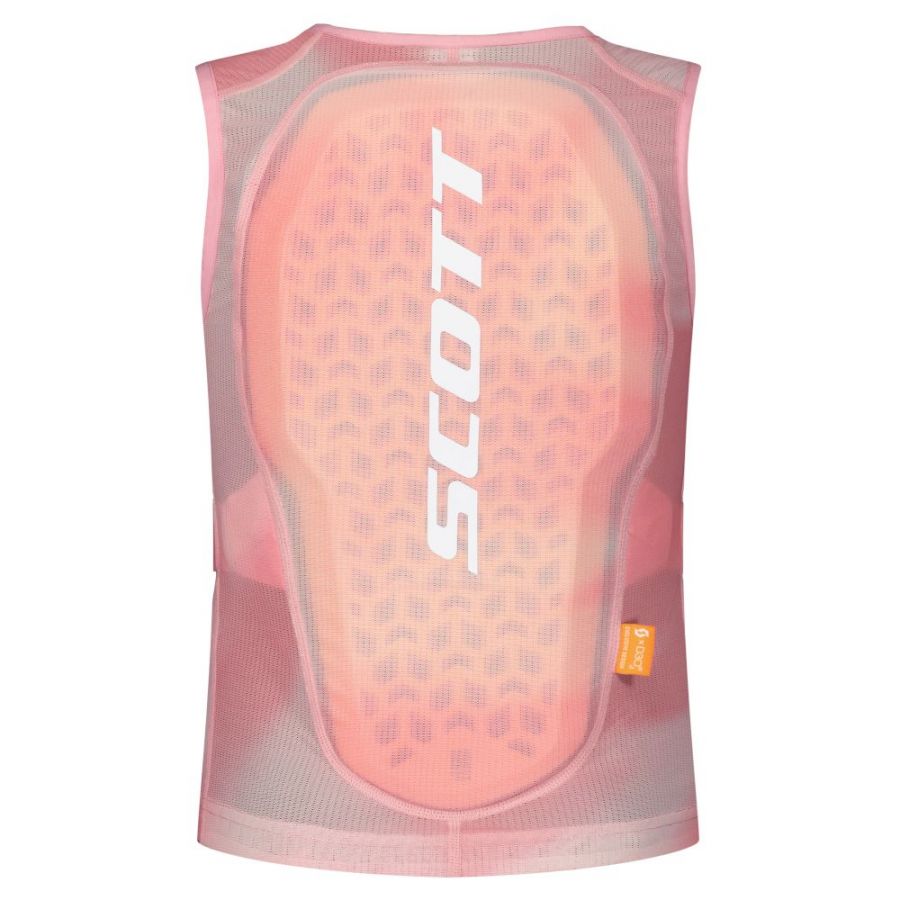 Scott Airflow Vest, rugbeschermer, junior, roze
