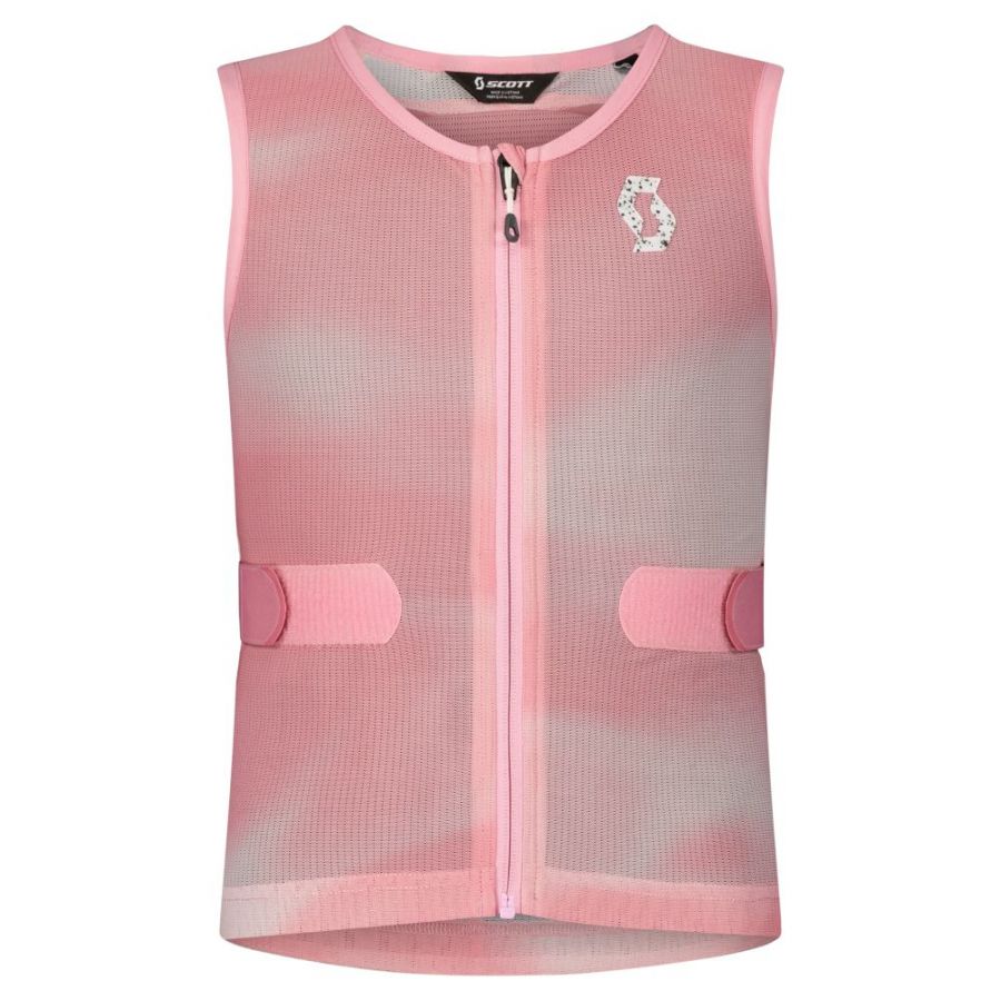 Scott Airflow Vest, rugbeschermer, junior, roze