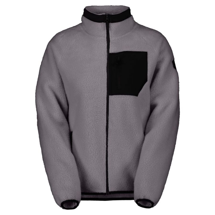 Scott Defined Heritage Pile, chaqueta polar, mujer, gris/negro