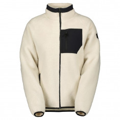 Scott Defined Heritage Pile, Fleecejacke, Damen, cremeweiß/schwarz