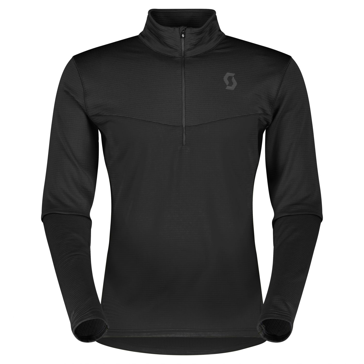 Scott Defined Light, fleece sweater, men, black