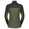 Scott Defined Light, fleece sweater, women, black/douglas green