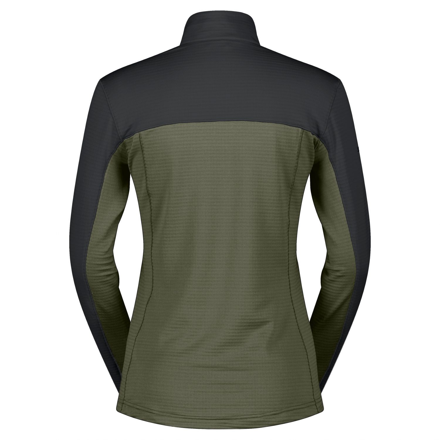 Scott Defined Light, fleece sweater, women, black/douglas green