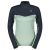 Scott Defined Light, pull polaire, femmes, bleu foncé/vert clair