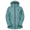 Scott Explorair 3L, chaqueta hardshell, mujer, azul claro