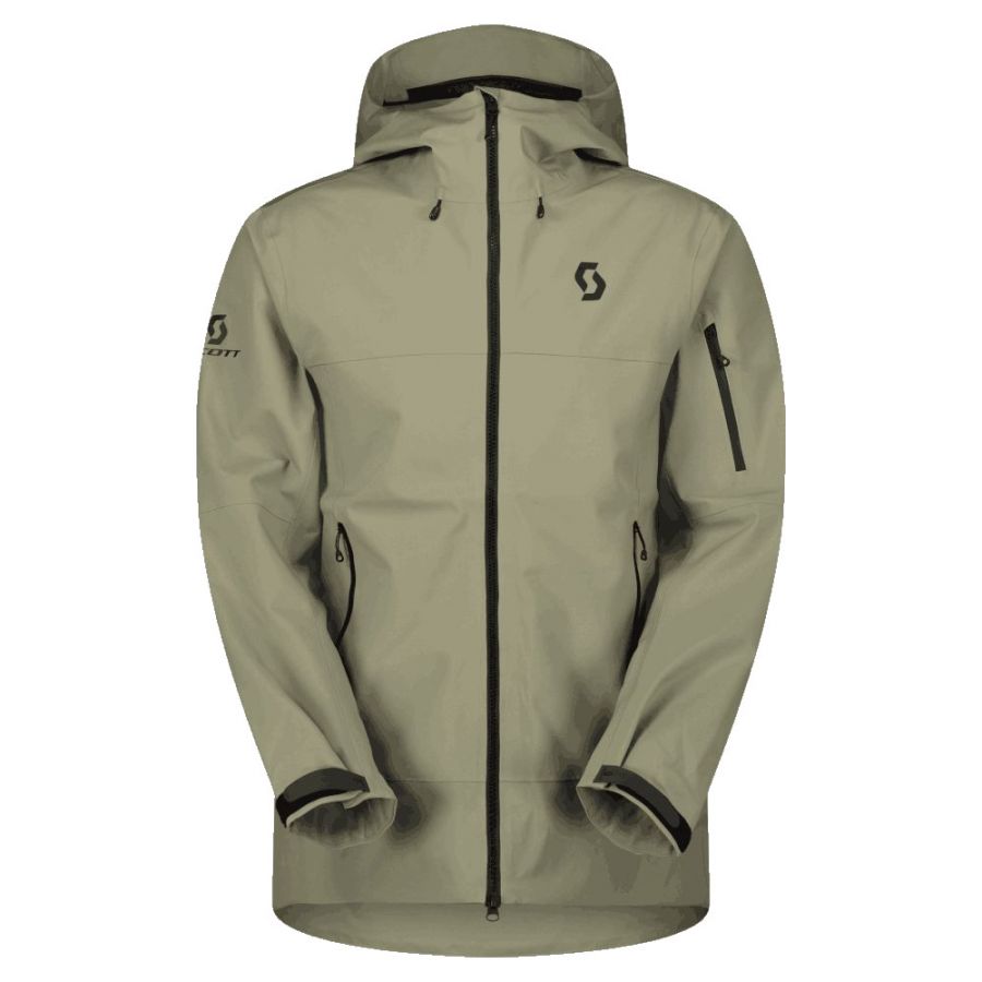 Scott Explorair 3L, hardshell jacket, men, dust grey