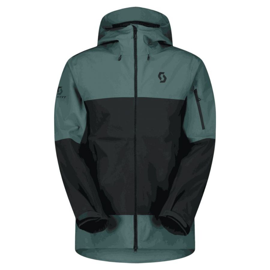 Scott Explorair 3L, hardshell jacket, men, frozen blue/black