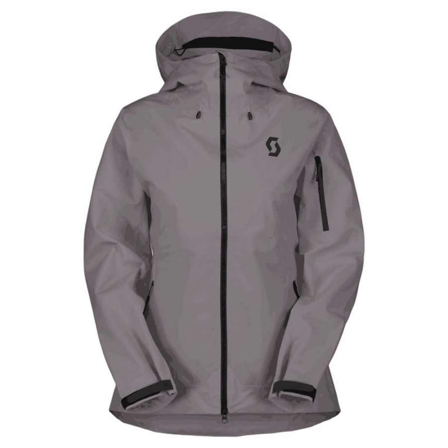 Scott Explorair 3L, hardshell jacket, women, evening grey