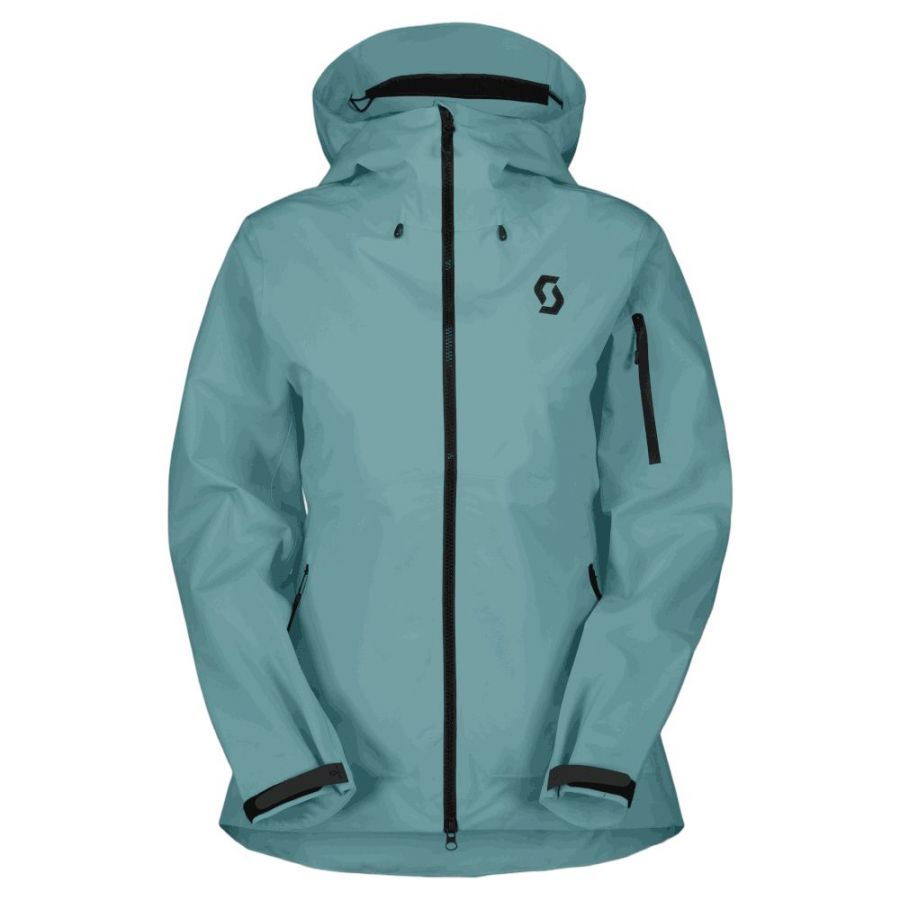 Scott Explorair 3L, hardshell jacket, women, frosty blue