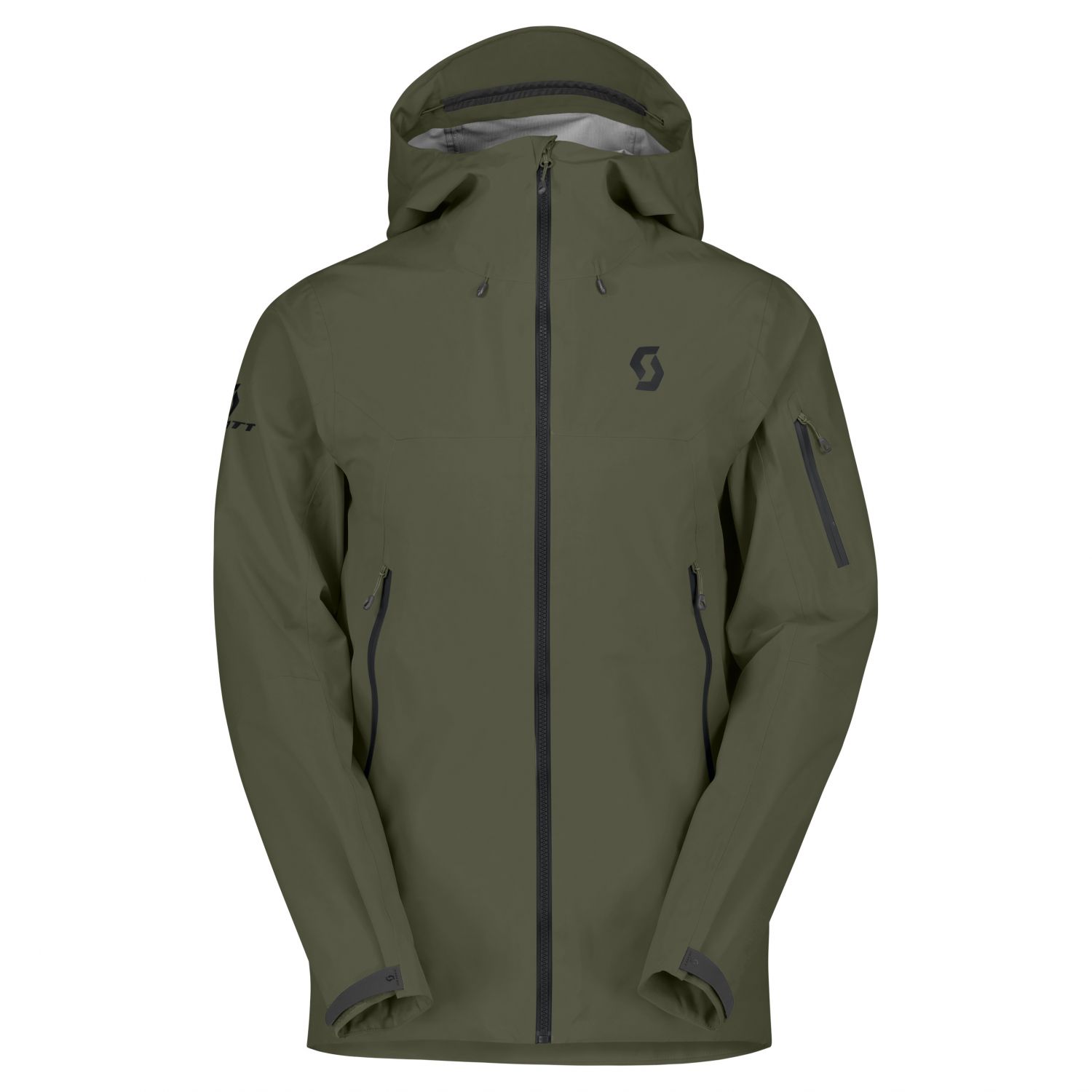 Scott Explorair 3L, shell jacket, men, douglas green