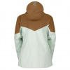 Scott Explorair 3L, shell jacket, women, bread brown/fresh green