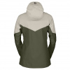 Scott Explorair 3L, shell jacket, women, dust white/douglas green