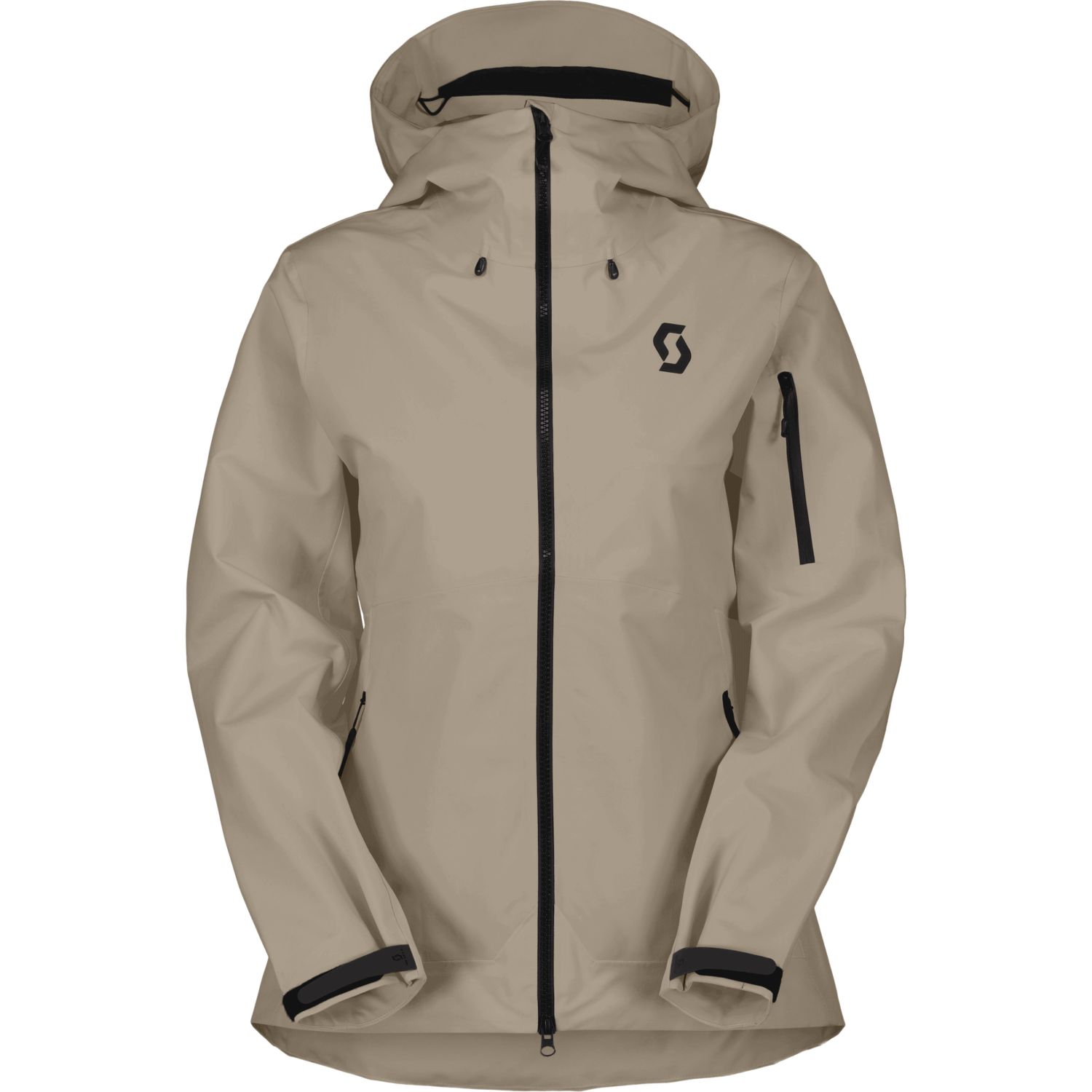 Scott Explorair GTX 3L, casaco shell, mulher, bege