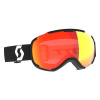 Scott Faze II LS, Skibrille, schwarz/weiß