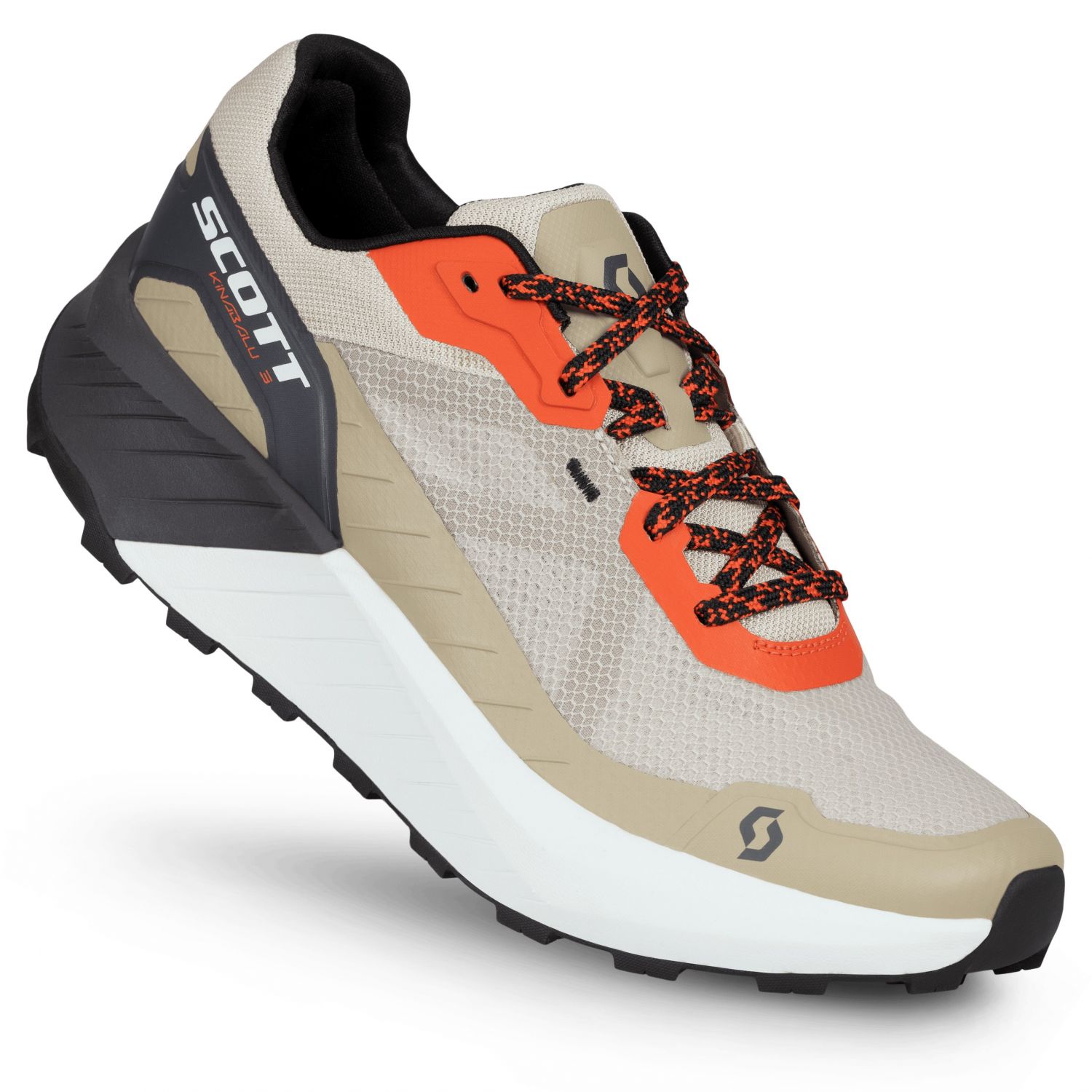 Scott Kinabalu 3, chaussures de running, hommes, beige/rouge