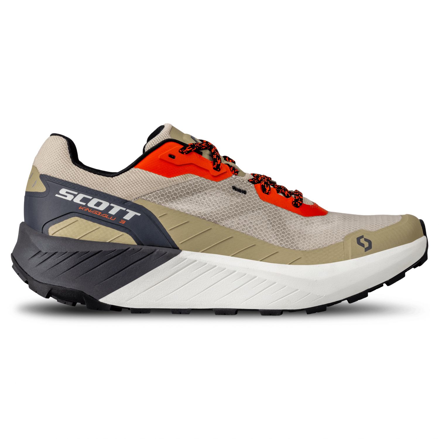 Scott Kinabalu 3, trail shoes, men, toast beige/glow red
