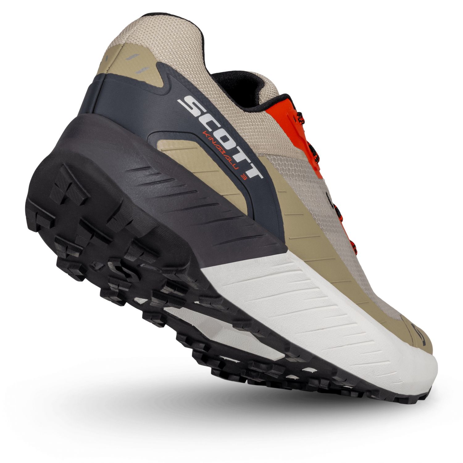 Scott Kinabalu 3, trail shoes, men, toast beige/glow red